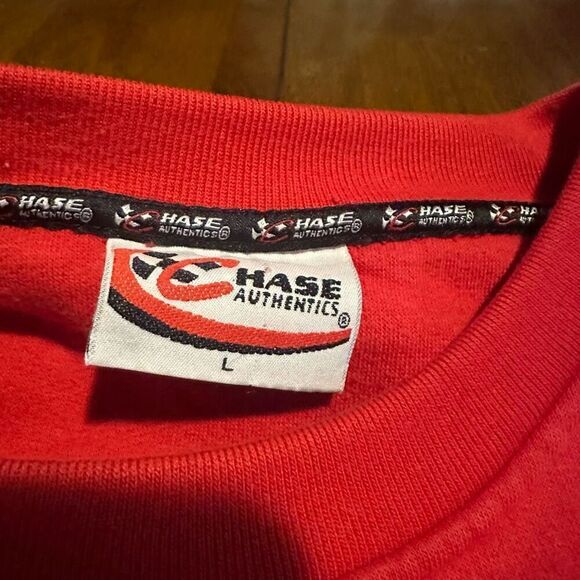 VINTAGE Dodge Racing Sweatshirt Kasey Kahne Men L Sweatshirt Chase Red Crewneck - Picture 7 of 14